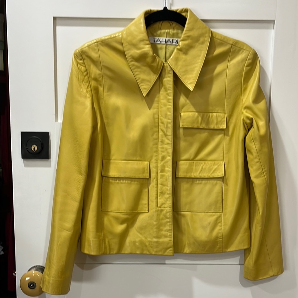 Vintage Tahari Yellow Women's Jacket